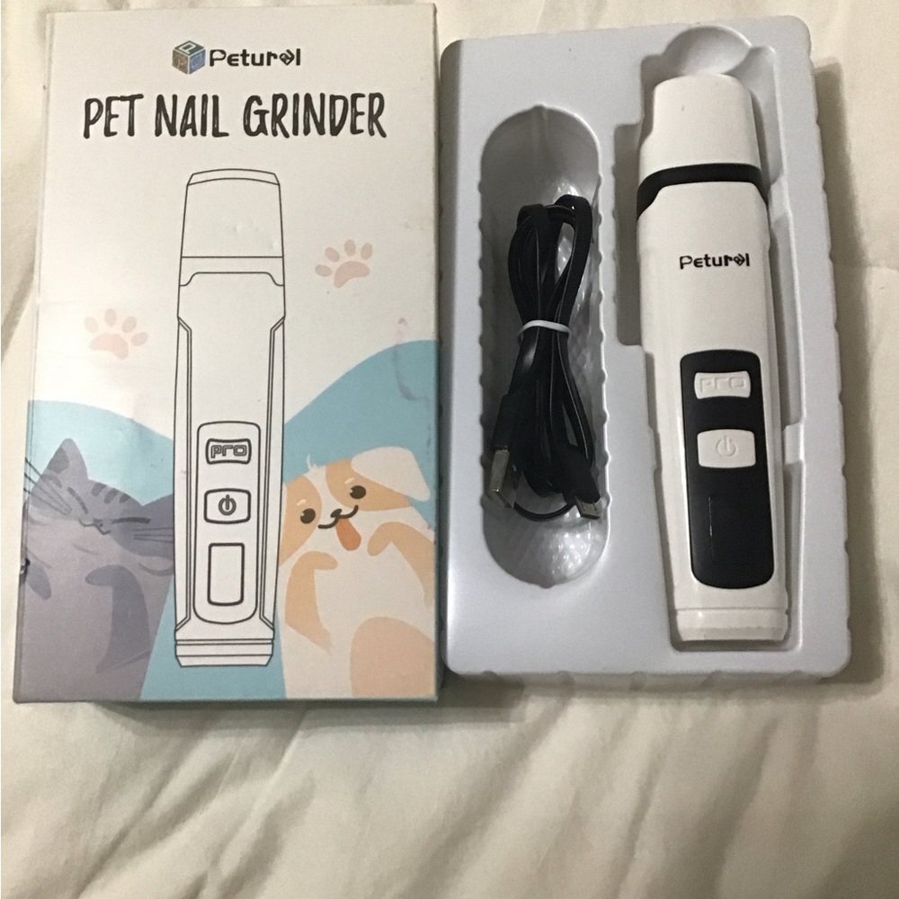 Pet Nail Grinder - White
